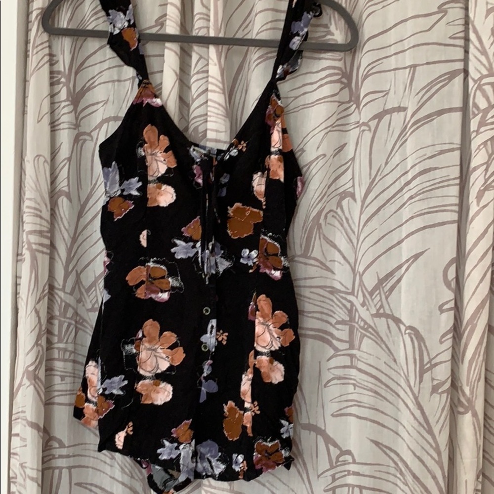 F21 floral romper